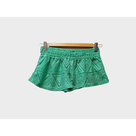 Lagaci Mesh Turquoise Cover - Up Swim Shorts - Picture 2 of 2